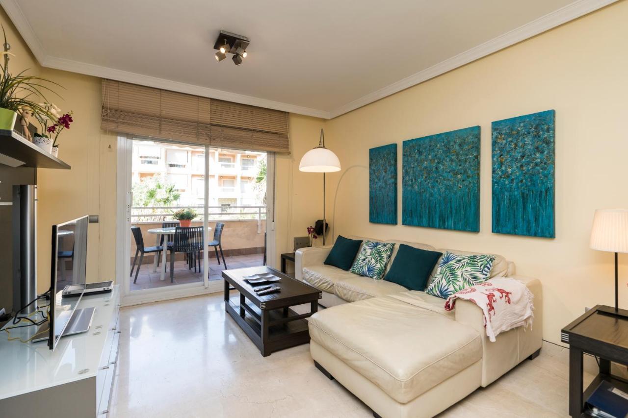 Apartamento Estrella Del Mar 100M De La Playa 2 Terrazas Garage 贝纳尔马德纳 外观 照片